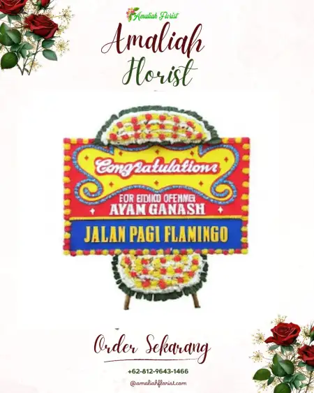 Sewa Papan Bunga Babajurang